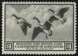 Sale 914, Lot 3155, Hunting Permits