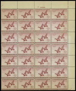 Sale 914, Lot 3181, Hunting Permit Panes