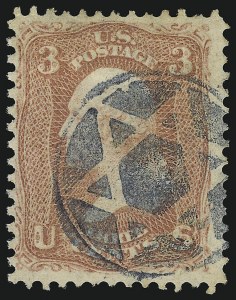Sale 914, Lot 510, 1867-68 Grilled Issue