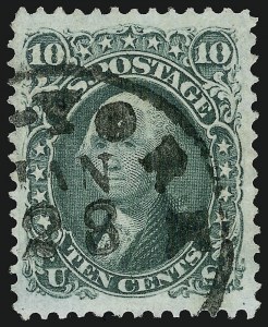 Sale 914, Lot 518, 1867-68 Grilled Issue