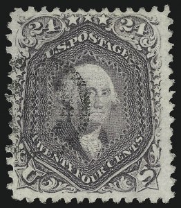 Sale 914, Lot 529, 1867-68 Grilled Issue