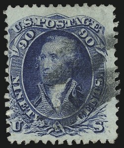 Sale 914, Lot 537, 1867-68 Grilled Issue