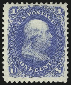 Sale 914, Lot 540, 1875 Re-Issue of 1861-66 Issue