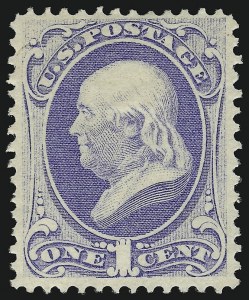 Sale 914, Lot 722, 1870-88 Bank Note Issues (Scott 156 thru 166)