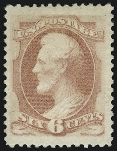 Sale 914, Lot 733, 1870-88 Bank Note Issues (Scott 156 thru 166)
