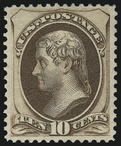 Sale 914, Lot 740, 1870-88 Bank Note Issues (Scott 156 thru 166)