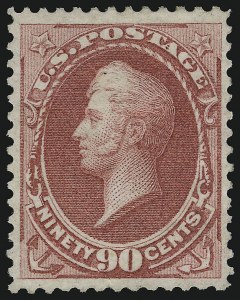 Sale 914, Lot 749, 1870-88 Bank Note Issues (Scott 156 thru 166)