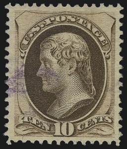 Sale 914, Lot 791, 1870-88 Bank Note Issues (Scott 178 thru 191)