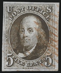 Sale 914, Lot 80, 1847 Issue
