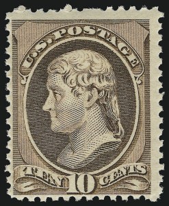 Sale 914, Lot 846, 1870-88 Bank Note Issues (Scott 205 thru 218)