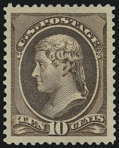 Sale 914, Lot 849, 1870-88 Bank Note Issues (Scott 205 thru 218)