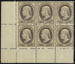 Sale 914, Lot 852, 1870-88 Bank Note Issues (Scott 205 thru 218)