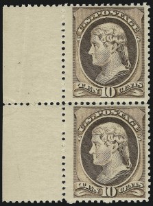 Sale 914, Lot 854, 1870-88 Bank Note Issues (Scott 205 thru 218)