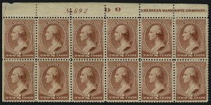 Sale 914, Lot 857, 1870-88 Bank Note Issues (Scott 205 thru 218)