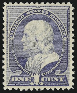 Sale 914, Lot 870, 1870-88 Bank Note Issues (Scott 205 thru 218)