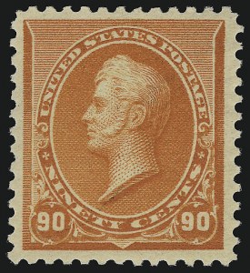 Sale 914, Lot 944, 1890 Small Bank Note Issue (Scott 219 thru 229)