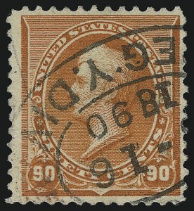 Sale 914, Lot 945, 1890 Small Bank Note Issue (Scott 219 thru 229)