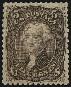 Sale 918, Lot 49, 1867-68 Grilled Issue