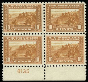 Sale 920, Lot 213, Panama-Pacific Issue