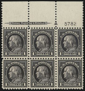 Sale 920, Lot 220, Washington-Franklin Issues (continued)