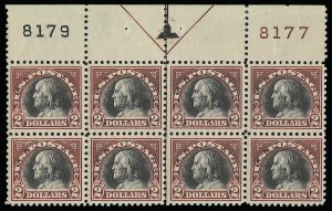 Sale 920, Lot 241, Washington-Franklin Issues (continued)