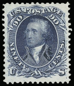 Sale 920, Lot 90, 1867-68 Grilled Issue