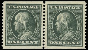 Sale 921, Lot 634, Washington-Franklin Issues