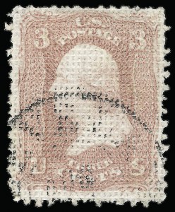 Sale 923, Lot 2212, 1867-68 Grilled Issue