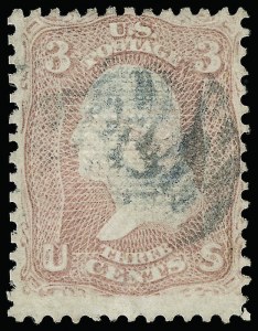Sale 923, Lot 2222, 1867-68 Grilled Issue