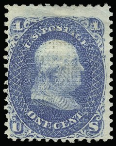 Sale 923, Lot 2223, 1867-68 Grilled Issue