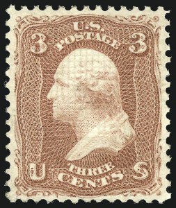 Sale 923, Lot 2224, 1867-68 Grilled Issue