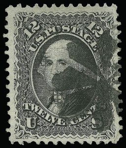 Sale 923, Lot 2229, 1867-68 Grilled Issue