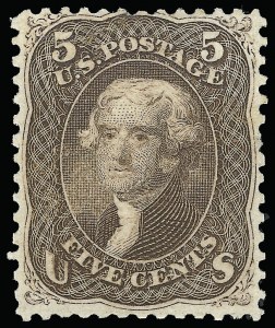 Sale 923, Lot 2242, 1867-68 Grilled Issue