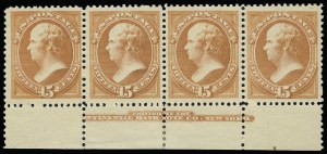 Sale 923, Lot 2389, 1870-88 Bank Note Issues (Scott 178 thru 191)