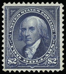 Sale 923, Lot 2536, 1894-98 Bureau Issues (Scott 246 thru 263), $2.00 Bright Blue (262) Sale 923, Lot 2536, 1894-98 Bureau Issues (Scott 246 thru 263)