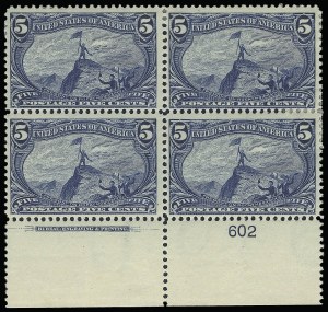 Sale 923, Lot 2585, 1898 Trans-Mississippi Issue