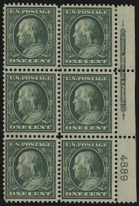 Sale 923, Lot 2755, Washington-Franklin Issues (Bluish Paper)