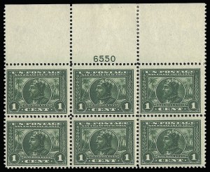 Sale 923, Lot 2807, 1913-15 Panama-Pacific Issue (Scott 397 thru 404)