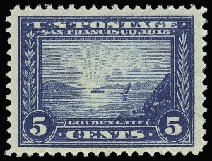 Sale 923, Lot 2808, 1913-15 Panama-Pacific Issue (Scott 397 thru 404)