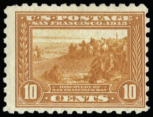 Sale 923, Lot 2822, 1913-15 Panama-Pacific Issue (Scott 397 thru 404)