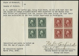 Sale 923, Lot 2827, 1912-23 Issues (Scott 405 to 423)
