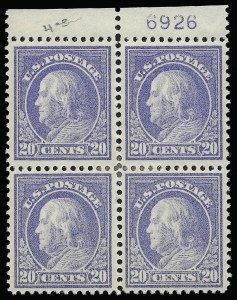 Sale 923, Lot 2839, 1912-23 Issues (Scott 405 to 423)