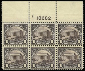 Sale 923, Lot 3001, 1922-29 and Later Issues (Scott 548 to 599A)
