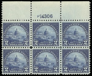 Sale 923, Lot 3008, 1922-29 and Later Issues (Scott 548 to 599A)