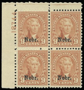 Sale 923, Lot 3066, 1922-29 and Later Issues (Scott 616 to 3082a)