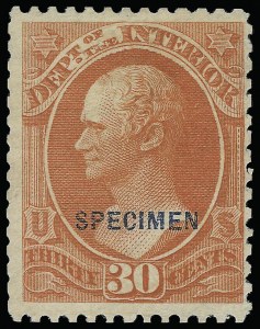 Sale 923, Lot 3240, Official Specimens