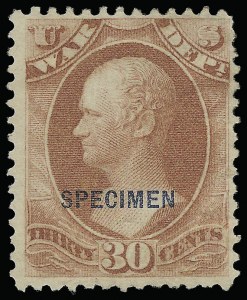 Sale 923, Lot 3253, Official Specimens