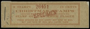 Sale 923, Lot 3320, Christmas Seal Specimens