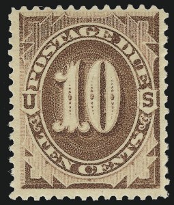 Sale 924, Lot 120, 1879 American Bank Note Co. Postage Due Issue
