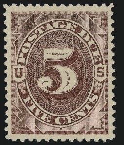 Sale Number 924, Lot Number 126, 1884 American Bank Note Co. Postage Due Issue